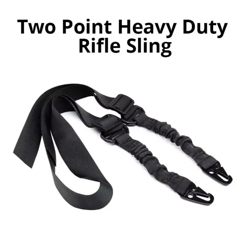 Battle Rope Heavy - Tactische tweepunts-sling, bungee-schouderriem, duurzame nylon geweerriem,